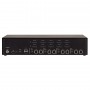 Black Box KVS4-2004VX NIAP4 Secure KVM Switch 4 Port Dual Head DP CAC