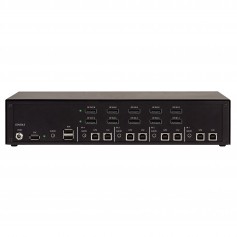 Black Box KVS4-2004VX NIAP4 4-Port Dual Head DP CAC Secure KVM Switch