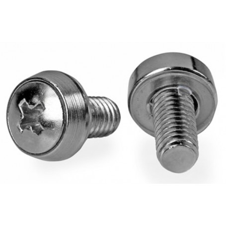 StarTech.com 12-24 Server Rack Screws - 50 Pack - Nickel-plated