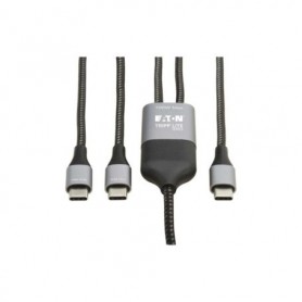 Eaton U420P-2X6-100W 100W USB-C Charging Cable/Splitter