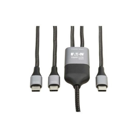 Eaton U420P-2X6-100W 100W USB-C Charging Cable/Splitter