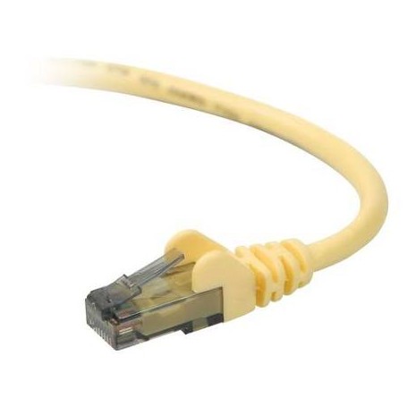 Belkin A3L980-02-YLW-S 2FT Cable CAT6 Snagless-Patch RJ45 RJ45 Yellow