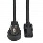 Eaton P007-010-15RR Tripp Lite 10ft Computer AC Power Cable NEMA 5 15P C13