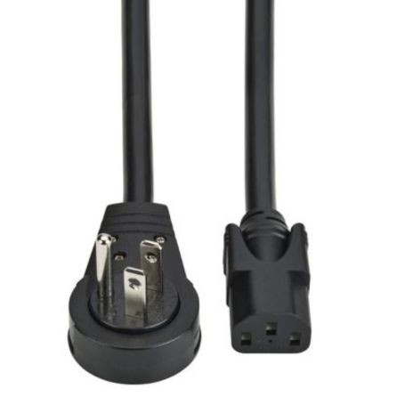 Eaton P007-010-15RR Tripp Lite 10ft Computer AC Power Cable NEMA 5 15P C13