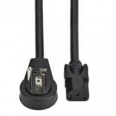 Eaton P007-010-15RR Tripp Lite 10ft Computer AC Power Cable NEMA 5 15P C13