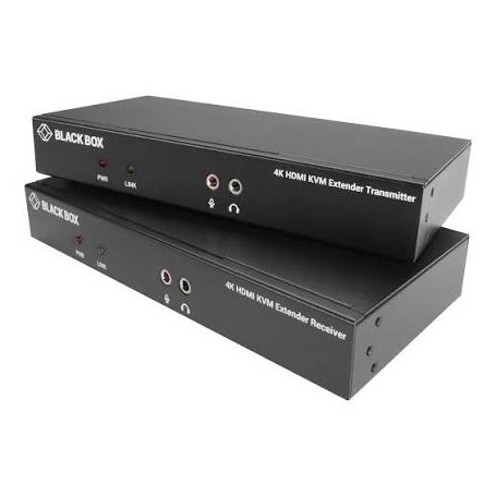 Black Box KVXLCHF-200 KVX Series HDMI Fiber KVM Extender, Dh, Tx+RX
