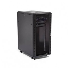25U 36in Knock-Down Server Rack Cabinet with Casters