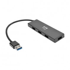 Tripp Lite U360-004-SLIM USB 3.2 Gen 1 Hub - 4-Port, Type-A, 5000 Mbit/s, Black