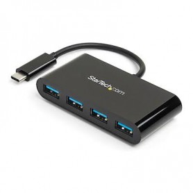 StarTech.com HB30C4AB 4 Port USB C Hub - USB-C to 4x A - USB 3.0 Hub - Bus Powered
