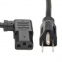 Eaton P006-010-13RA Tripp Lite 10ft Computer Power Cord NEMA 5 15P Right Angle