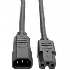 Eaton P018-003 Tripp Lite 3ft Power Cord C14 C15 Heavy Duty 15A 250V