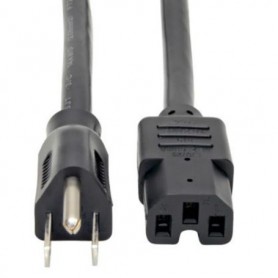Eaton P019-004 Tripp Lite 4ft Power Cord NEMA 5 15P to C15 Heavy Duty