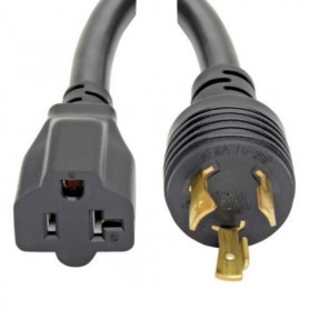 Eaton P046-06N-T Tripp Lite 6inch Power Cord Adapter NEMA L5 20P NEMA 5 15R