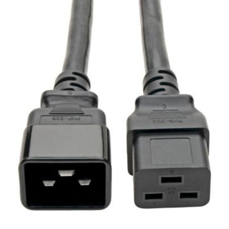 Eaton P036-002 Tripp Lite 2ft Power Extension Cord C19 C20 Heavy Duty