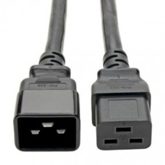 Eaton P036-002 Tripp Lite 2ft Power Extension Cord C19 C20 Heavy Duty