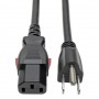 Eaton P006-L03 Tripp Lite 3ft Computer Power Cord NEMA 5 15P Locking C13