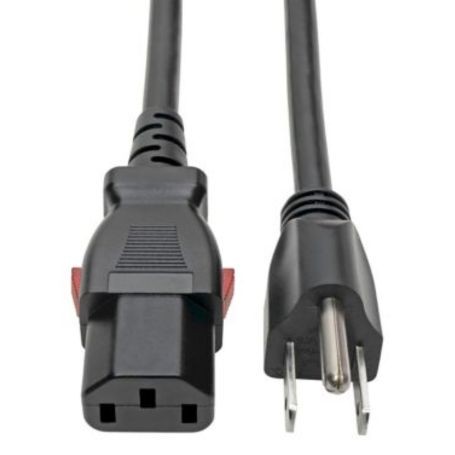 Eaton P006-L03 Tripp Lite 3ft Computer Power Cord NEMA 5 15P Locking C13