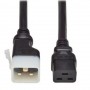 Eaton P036-EN6-6 Tripp Lite 6ft PDU Power Cord C19 P Lock Lite C20 20A