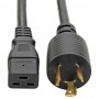 Eaton P040-010 Tripp Lite 10ft Power Cord C19 NEMA L6 20 Heavy Duty
