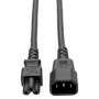 Eaton P014-06N Tripp Lite 6-inch Laptop Power Adapter Cord C14 to C5