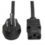 Eaton P006-010-15D Tripp Lite 10ft Desktop Computer AC Power Cord Right Angle