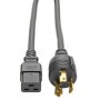 Eaton P040-012-P30 Tripp Lite 12ft Power Cord C19 NEMA L6 30 Heavy Dut