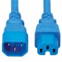Eaton P018-010-ABL Tripp Lite 10ft Power Cord C14 C15 Heavy Duty 15A 250V
