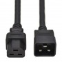 Eaton P035-006 Tripp Lite 6ft Power Cord C20 C21 Heavy Duty 20A 250V