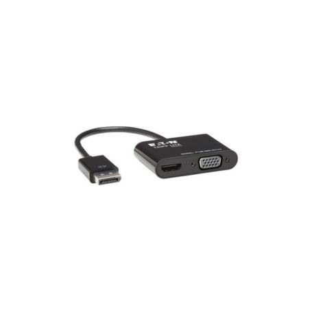 Eaton P136-06N-HV-V2 Tripp Lite DisplayPort to VGA/HDMI Converter Adapter