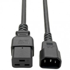 Eaton P047-004 Tripp Lite 4ft Power Cord C19 C14 Heavy Duty 15A 250V