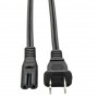 Eaton P012-006 Tripp Lite 6ft 2 Slot Non Polarized Replacement Power Cord