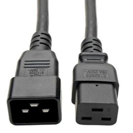 Eaton P036-006-15A Tripp Lite 6ft Power Extension Cord C19 C20 Heavy Duty