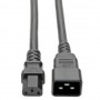 Eaton P032-003 Tripp Lite 3ft C20 to C13 Powe Cord Computer Heavy Duty