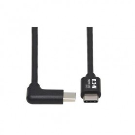 Eaton U040-01M-C-RA Tripp Lite USB-C to USB-C Right-Angle Cable