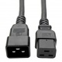 Eaton P036-003-15A Tripp Lite 3ft Power Extension Cord C19 C20 Heavy Duty