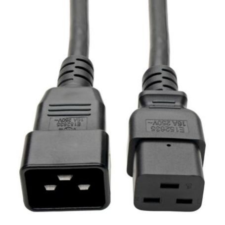 Eaton P036-003-15A Tripp Lite 3ft Power Extension Cord C19 C20 Heavy Duty