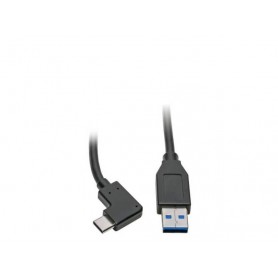 Eaton U428-003-CRA USB-C to USB-A Right-Angle Cable Compatible Tripp Lite