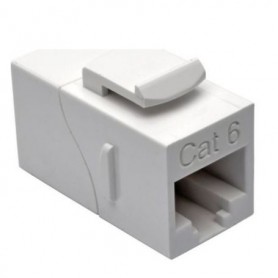 Eaton N235-001-WH Tripp Lite Cat6 Straight Through Modular In Line Snap In Coupler