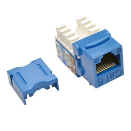 Eaton N238-001-BL Tripp Lite Modular Cat6a Shielded In Line Coupler