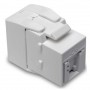 Eaton N238-001-GY-TF Tripp Lite Modular Cat6a Shielded In Line Coupler