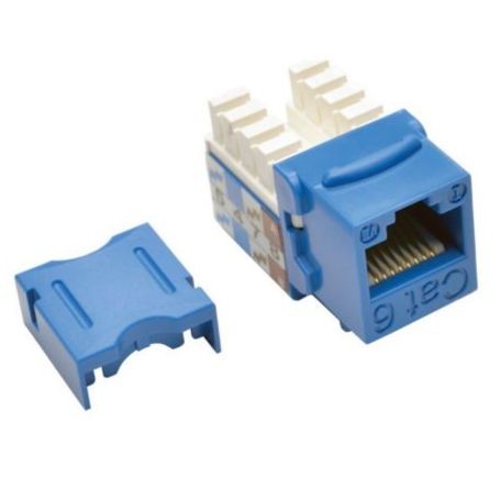 Eaton N238-025-BL Tripp Lite Cat6 Cat5e 110 Style Punch Down Keystone Jack Blue