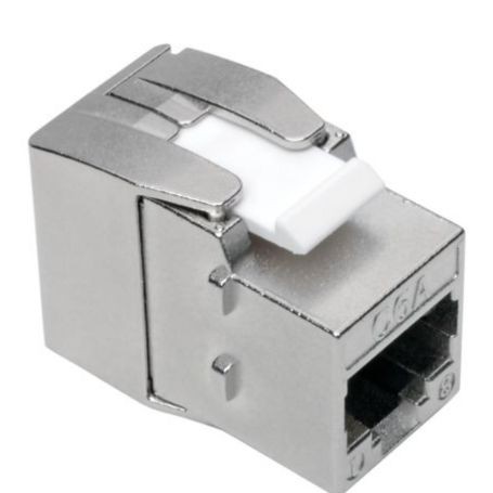 Eaton N238-001-SH-TF Tripp Lite Shielded Keystone Jack Cat6a Cat6 Cat5e RJ45