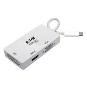 Eaton U444-06N-HDV4K Tripp Lite USB C Multiport Adapter M 3xF 4K HDMI DVI VGA