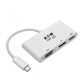 Eaton U444-06N-HVDPW Tripp Lite USB C Triple Display Adapter 4K 60Hz HDMI