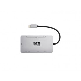 Eaton U442-DOCK8-GG USB-C Dual-Display Docking Station Compatible Tripp Lite