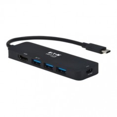 Eaton U444-06N-H3UC2 Tripp Lite USB C Multiport Adapter 4K 60 Hz HDMI 3 USB A Hub