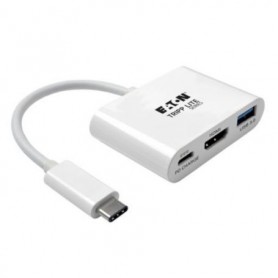 Eaton U444-06N-HU-C Tripp Lite USB C to HDMI Adapter with USB A Port and PD Charging