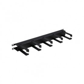 Eaton SRCABLERING1UHD Tripp Lite 1U Horizontal Cable Manager with Metal Rings
