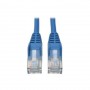Eaton N001-002-BL Tripp Lite 2ft Cat5e Snagless Ethernet Patch Cable