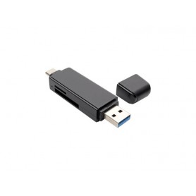 Eaton U452-000-SD-A USB-C 2-in-1 SD MicroSD Card Reader Tripp Lite